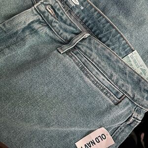 Old Navy Women's Straight Leg Jeans - Dark Blue